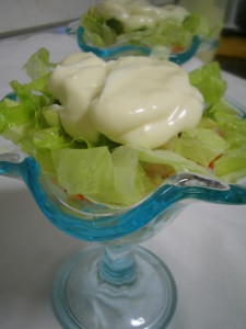 Ensalada de marisco y aguacate receta