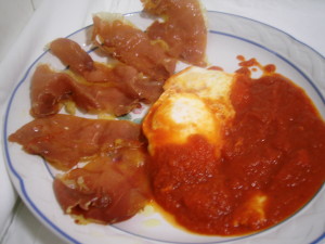 Magras con tomate