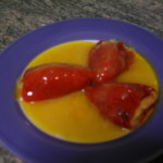 Pimientos del piquillo rellenos de gambas