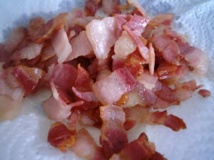 Panceta frita Receta Quiche Lorraine