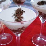 Postre: Copa de chocolate y queso