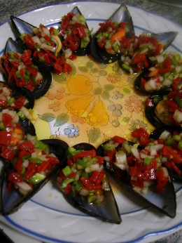 Mejillones a la vinagreta