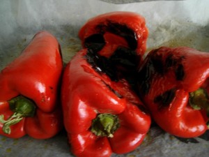 Receta de pimientos rojos asados al horno